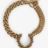 Bracelet double chaîne couronne de laurier bijoux pour femme
