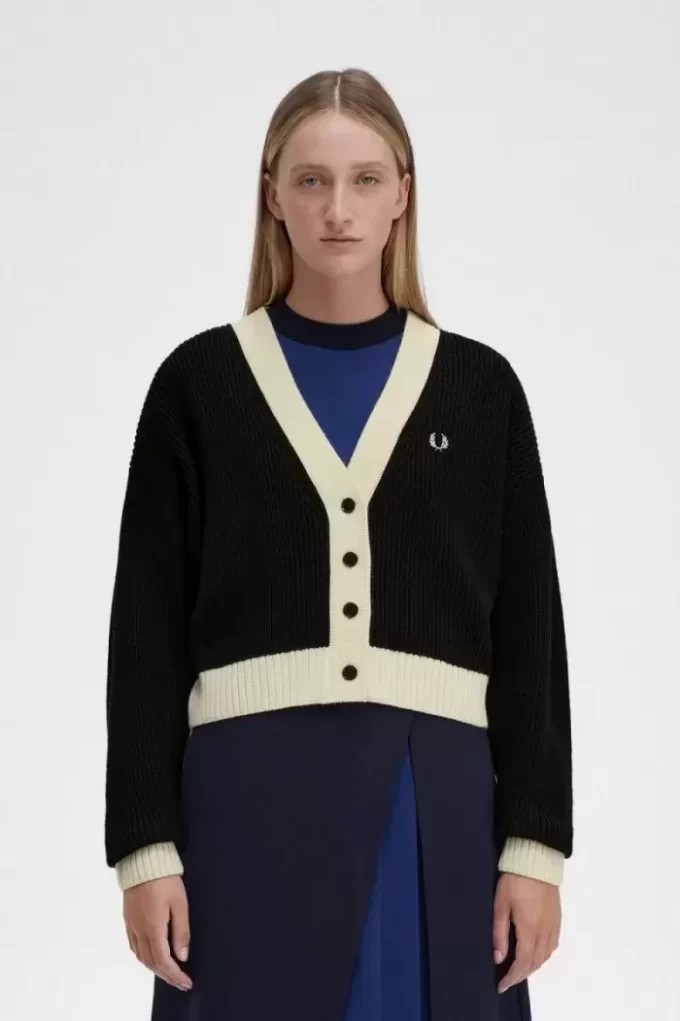 Cardigan boutonné pour femme