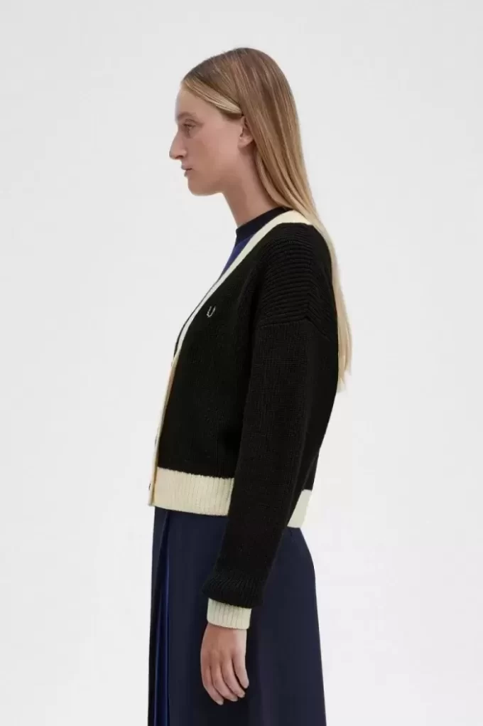Cardigan boutonné pour femme