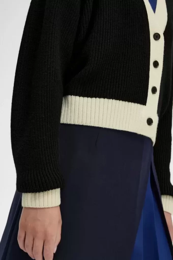 Cardigan boutonné pour femme