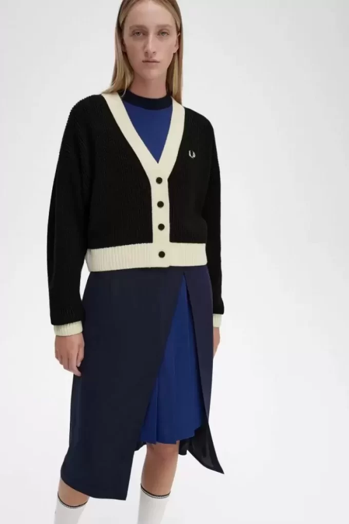 Cardigan boutonné pour femme