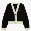Cardigan boutonné pour femme