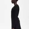 Cardigan cache-cœur en maille ajourée pour femme
