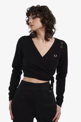 Cardigan cache-cœur pour femme