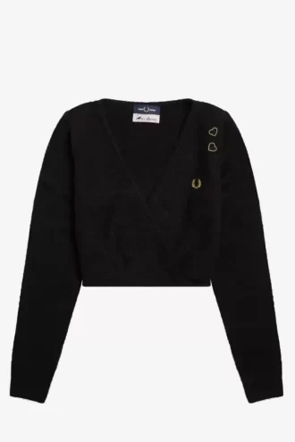 Cardigan cache-cœur pour femme