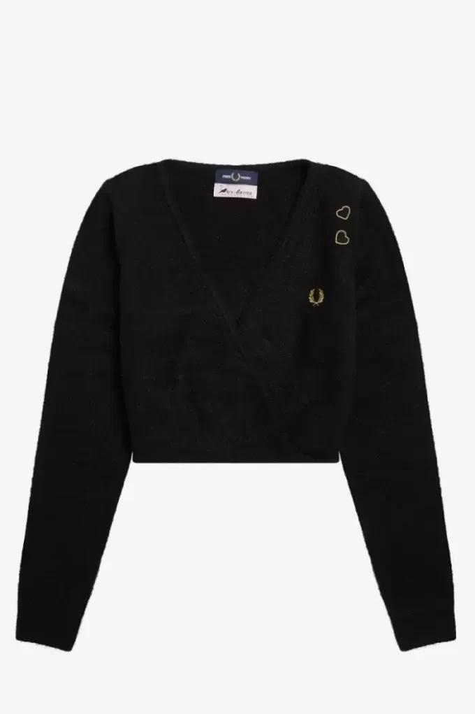 Cardigan cache-cœur pour femme