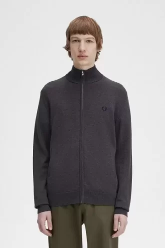 Cardigan classique zippé pour homme