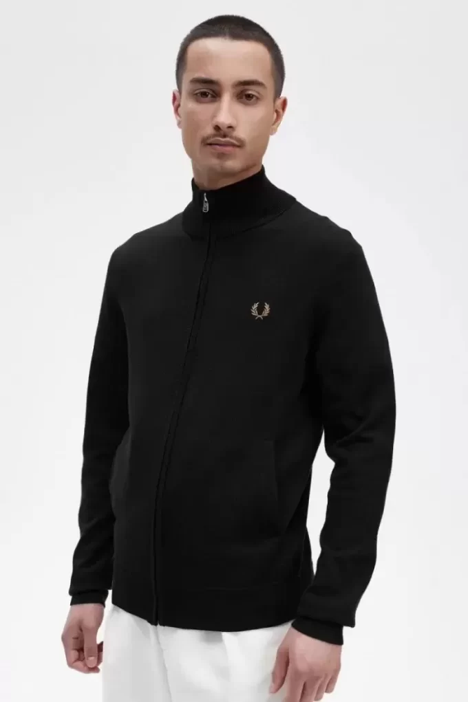 Cardigan classique zippé pour homme