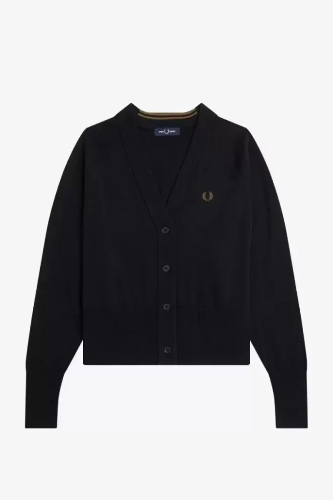 Cardigan col V pour femme