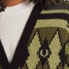 Cardigan en tricot jacquard épais