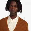 Cardigan en tricot texturé à chevrons