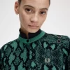 Cardigan femme à imprimé serpent