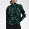 Cardigan femme à imprimé serpent