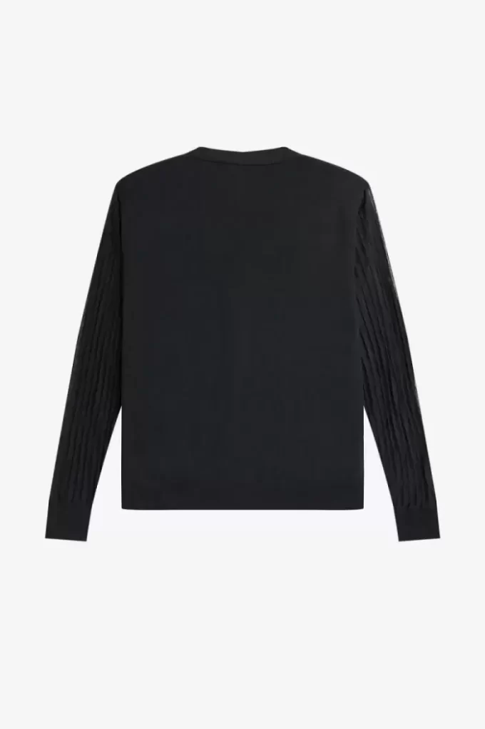 Cardigan à manches transparentes pour femme