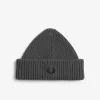 Casquettes côtelées pour hommes avec patch de marque