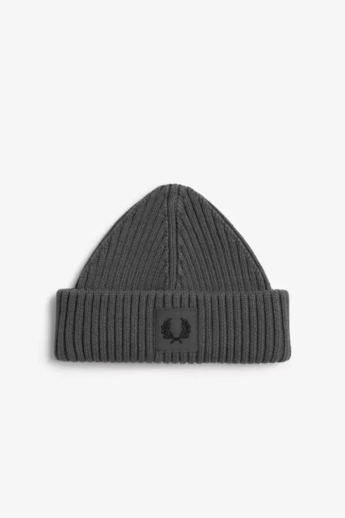 Casquettes côtelées pour hommes avec patch de marque