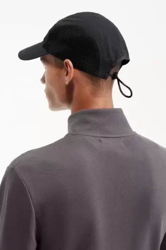 Casquettes pour hommes en maille de nylon froissée