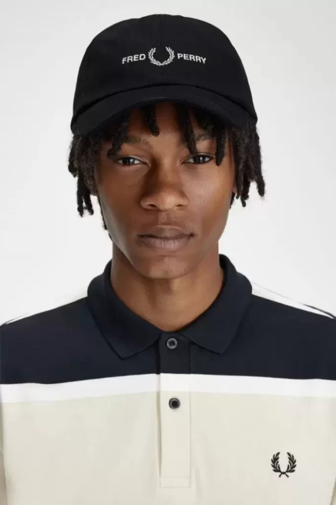 Casquettes pour hommes en sergé de marque graphique