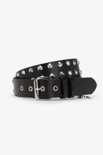Ceintures en cuir cloutées pour hommes