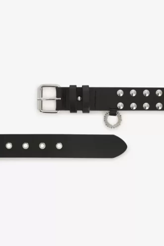 Ceintures en cuir cloutées pour hommes