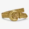 Ceintures en cuir tressé pour femmes