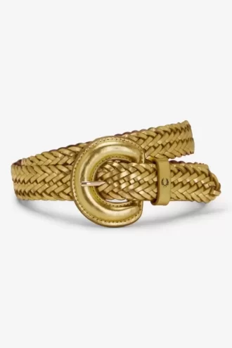Ceintures en cuir tressé pour femmes