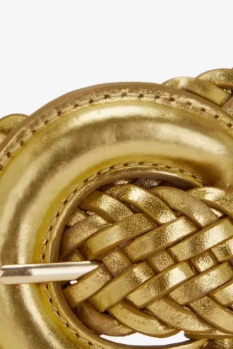 Ceintures en cuir tressé pour femmes