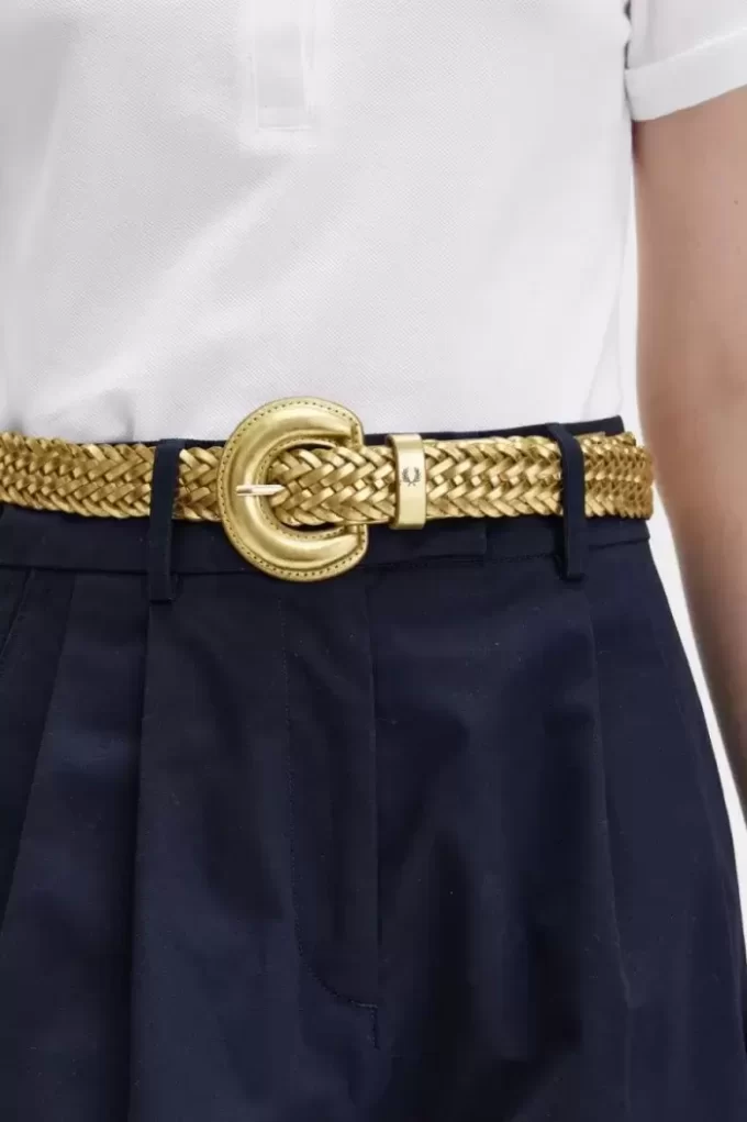 Ceintures en cuir tressé pour femmes
