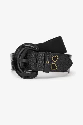 Ceintures élastiques en cuir pour femmes