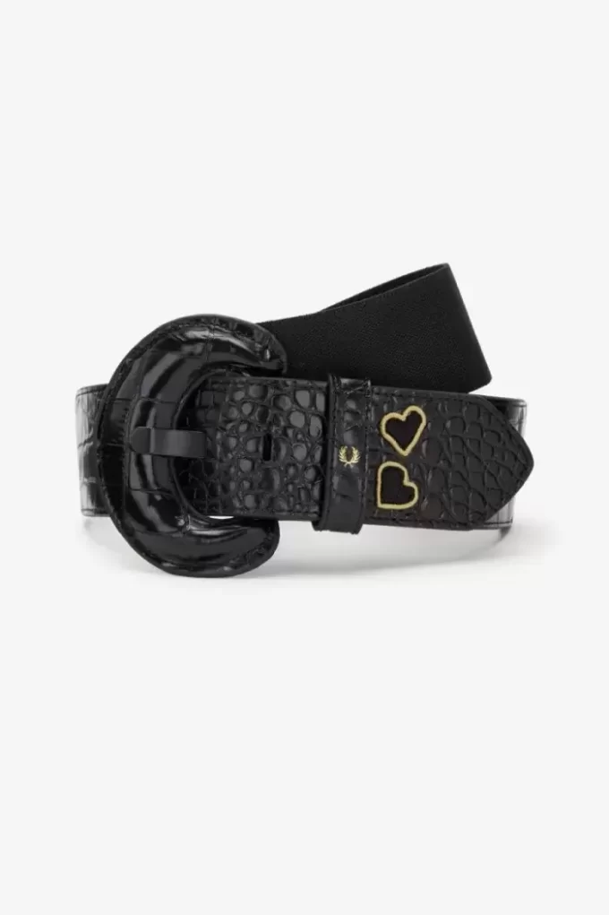 Ceintures élastiques en cuir pour femmes