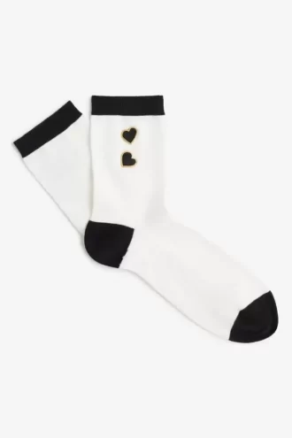 Chaussettes pour femmes en forme de cœur