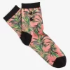 Chaussettes pour femmes à imprimé palmier