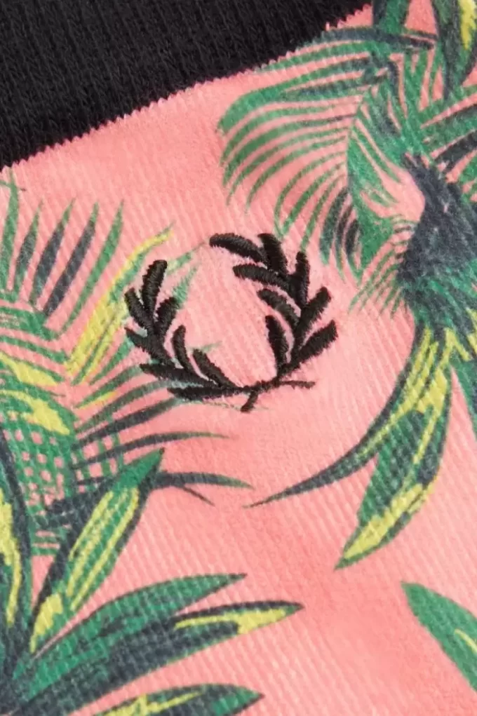 Chaussettes pour femmes à imprimé palmier