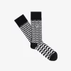 Chaussettes pour hommes à imprimé abstrait