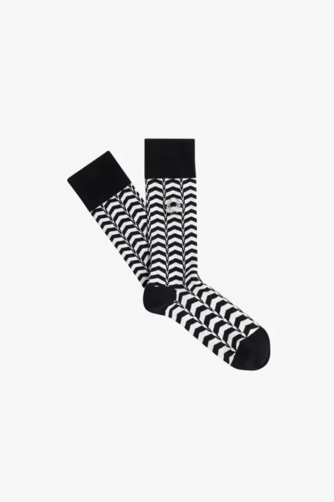 Chaussettes pour hommes à imprimé abstrait