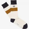 Chaussettes à rayures gaufrées