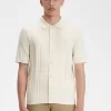 Chemise boutonnée en tricot pour homme