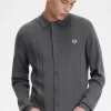 Chemise boutonnée en tricot pour homme