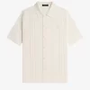 Chemise boutonnée en tricot pour homme