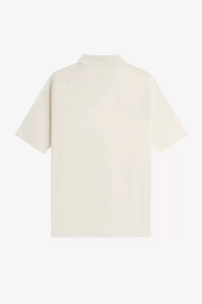 Chemise boutonnée en tricot pour homme