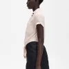 Chemise brodée à nouer sur le devant pour femme