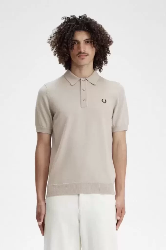 Chemise classique en tricot pour homme