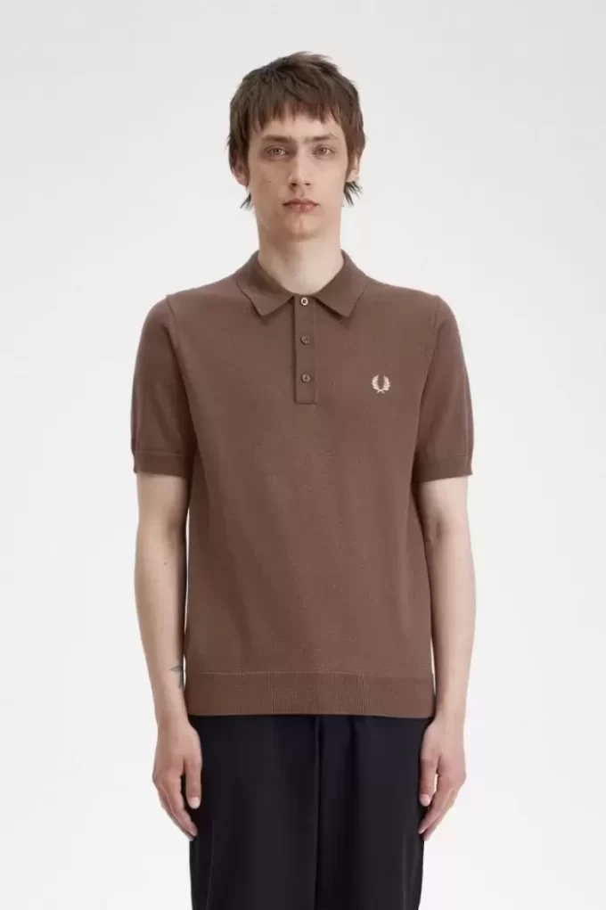 Chemise classique en tricot pour homme