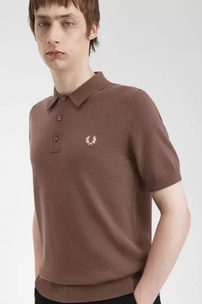 Chemise classique en tricot pour homme