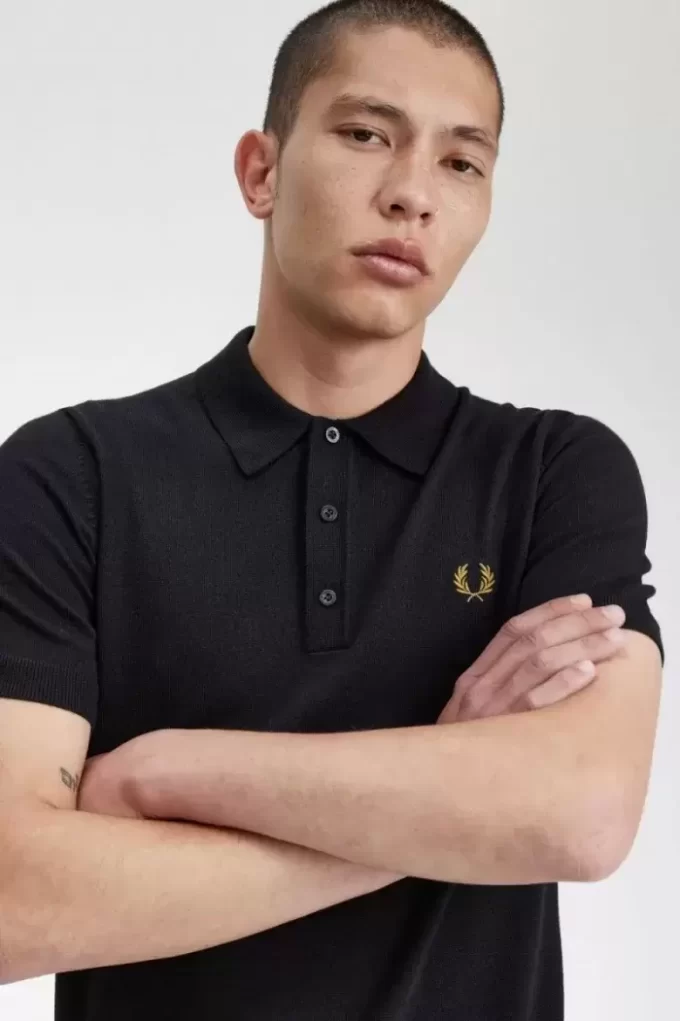 Chemise classique en tricot pour homme