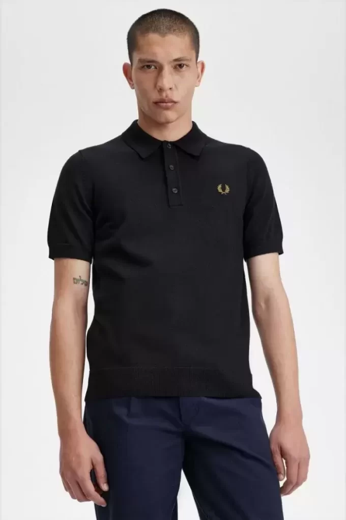 Chemise classique en tricot pour homme