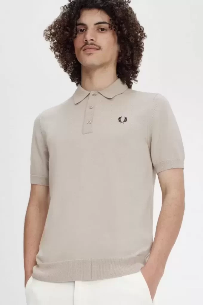 Chemise classique en tricot pour homme