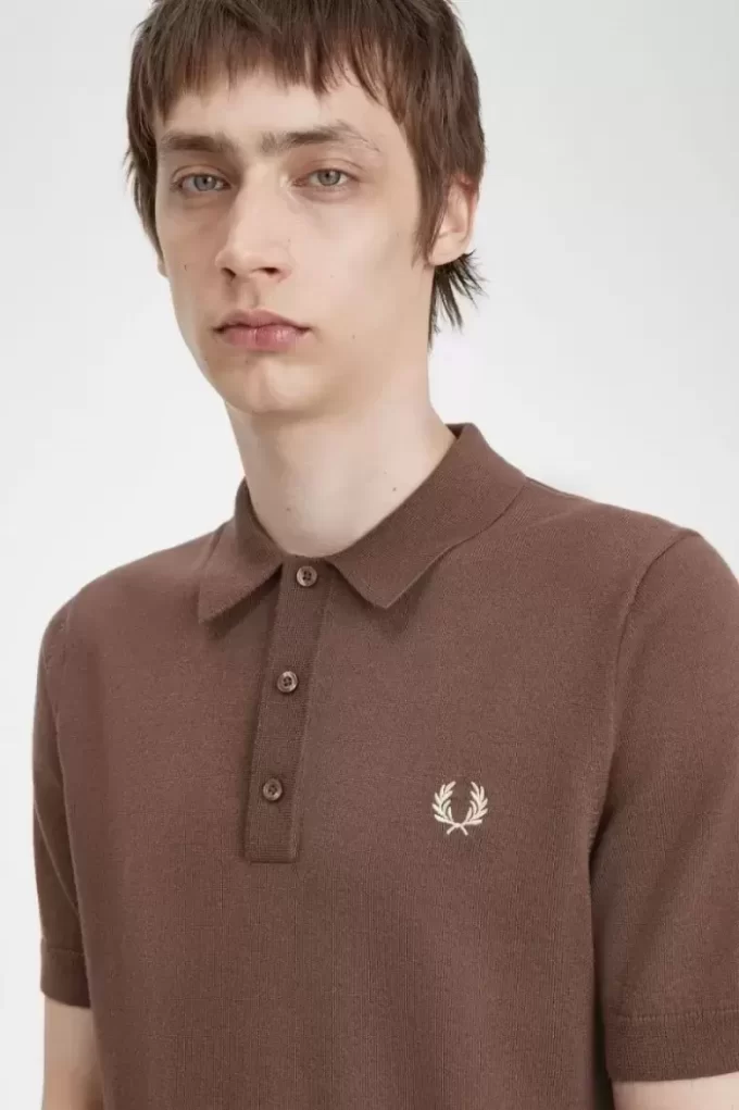 Chemise classique en tricot pour homme