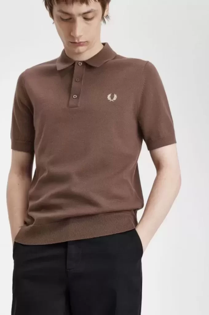 Chemise classique en tricot pour homme