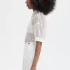 Chemise femme en maille ajourée